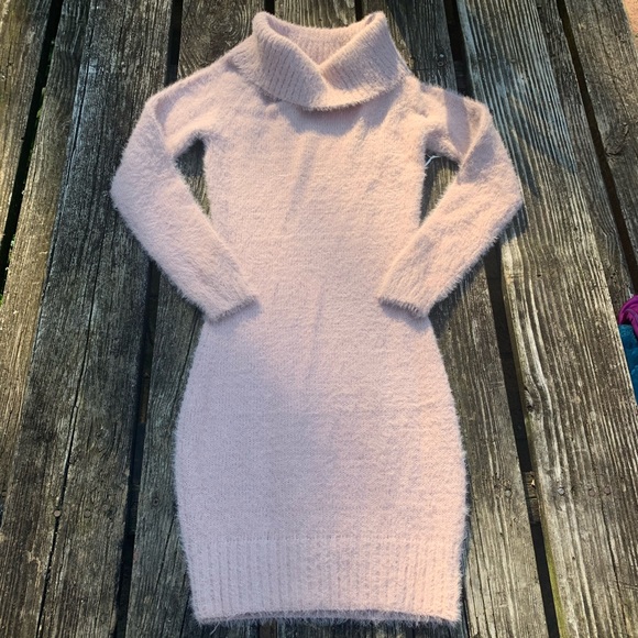 eyelash sweater dress